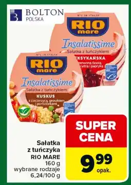 Carrefour Sałatka z tuńczyka Rio Mare oferta