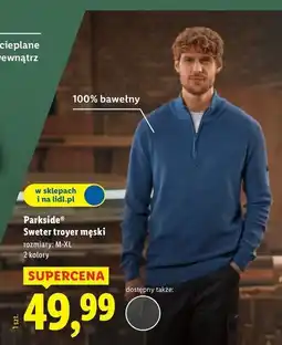 Lidl Sweter troyer męski oferta