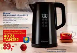Lidl Elektryczny czajnik cyfrowy, 3000 W oferta