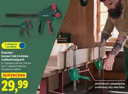 Lidl Zestaw 2 lub 4 ścisków szybkomoaujących oferta