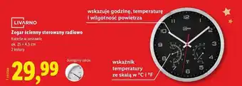 Lidl Zegar ścienny sterowany radiowo oferta