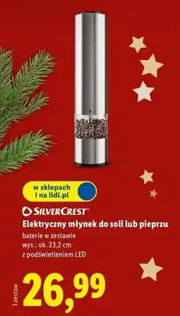Lidl Elektryczny młynek do soli lub pieprzu oferta