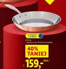 Lidl Patelnia premium z powloką miedzianą oferta