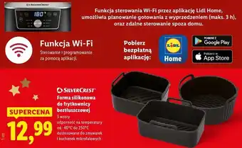 Lidl Forma silikonowa do frytkownicy beztłuszczowej oferta