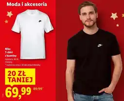 Lidl Nike, t-shirt z bawełny oferta