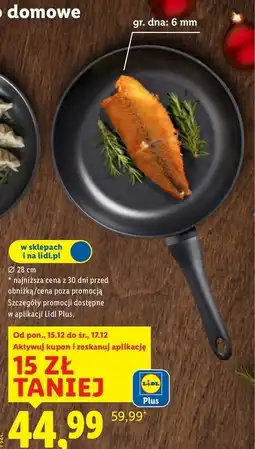 Lidl Patelnia aluminiowa 28 cm Silvercrest oferta