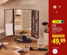 Lidl Składane lustro kosmetyczne LED oferta