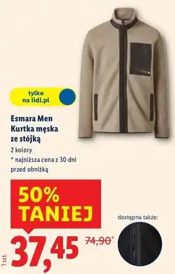 Lidl Kurtka męska ze stójką Esmara oferta
