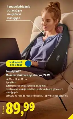 Lidl Masażer shiatsu szyi i karku, 24 W oferta