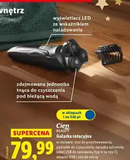Lidl Golarka rotacyjna Cien Beauty oferta