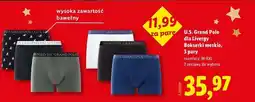 Lidl U.S. Grand Polo dla Livergy Bokserki męskie, 3 pary oferta