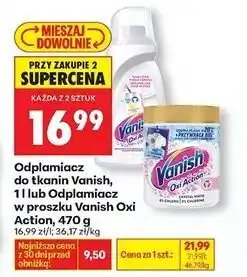 Biedronka Odplamiacz Vanish Oxi Action oferta
