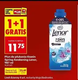 Biedronka Płyn do płukania spring awakening Lenor oferta