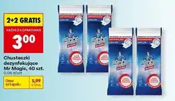 Biedronka Chusteczki dezynfekujące Mr Magic oferta