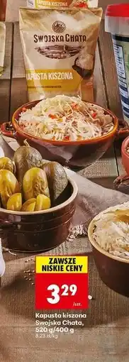 Biedronka Kapusta kwaszona Swojska Chata oferta