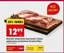 Biedronka Boczek wieprzowy bez żeber i skóry Kraina Mięsa oferta