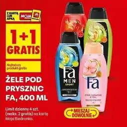 Biedronka Żel pod prysznic Fa Men Sport Energy Boost oferta