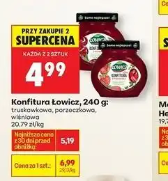 Biedronka Konfitura wiśniowa Łowicz oferta