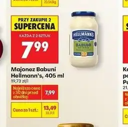 Biedronka Majonez babuni Hellmann's oferta
