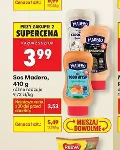 Biedronka Sos czosnkowy Madero oferta