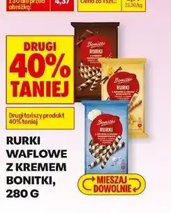 Biedronka Rurki z kremem śmietankowym Bonitki oferta