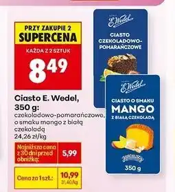 Biedronka Ciasto czekoladowo-pomarańczowe E. Wedel oferta