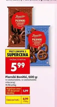 Biedronka Pierniki w czekoladzie Bonitki oferta