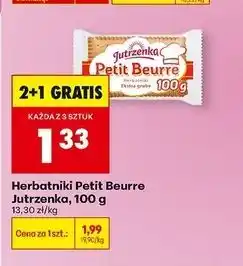 Biedronka Herbatniki Jutrzenka Petit Beurre oferta