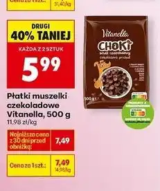 Biedronka Płatki muszelki choki Vitanella oferta