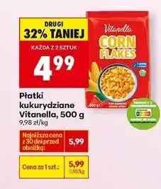 Biedronka Płatki kukurydziane Vitanella oferta