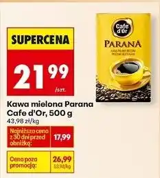 Biedronka Kawa parana Cafe D'or oferta