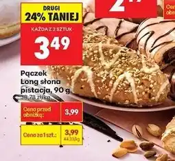 Biedronka Pączek long z nadzieniem pistacjowym oferta
