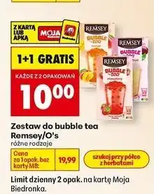 Biedronka Zestaw do bubble tea smoczy owoc Remsey oferta