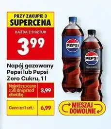 Biedronka Napój Pepsi Zero oferta