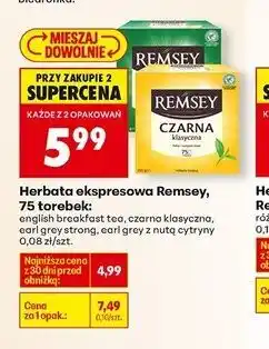 Biedronka Herbata earl grey z nutą cytryny Remsey oferta