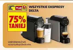 Biedronka Ekspres milk qool evolution ze spieniaczem do mleka Delta Q oferta