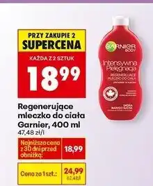 Biedronka Mleczko do ciała intensywna pielęgnacja Garnier Body oferta