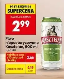 Biedronka Piwo Kasztelan Niepasteryzowane oferta