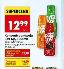 Biedronka Koncentrat napoju pomarańczowy Fizz Up oferta