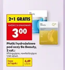 Biedronka Płatki hydrożelowe hyaluronic acid Be Beauty Care oferta