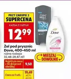 Biedronka Żel pod prysznic petal soft Dove oferta