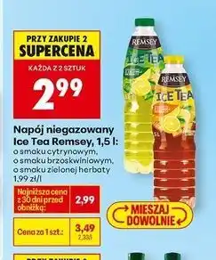 Biedronka Napój o smaku cytrynowym Remsey Ice Tea oferta
