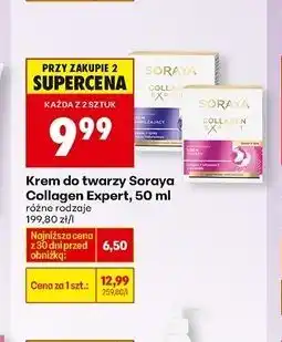 Biedronka Krem do twarzy nawilżajacy Soraya Collagen Expert oferta