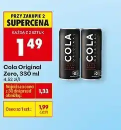 Biedronka Napój Cola Original Zero oferta