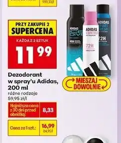 Biedronka Dezodorant Adidas Control oferta
