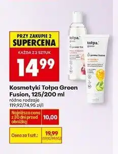 Biedronka Tonik do twarzy kwas migdałowy + wiśnia Tołpa Green Power Fusion oferta