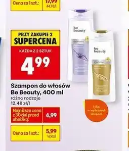Biedronka Szampon do włosów hialuronic Be Beauty oferta