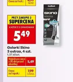 Biedronka Maszynka do golenia Skino 3 oferta