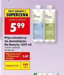 Biedronka Płyn micelarny pure effect Be Beauty Natural oferta
