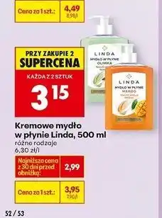 Biedronka Mydło w płynie mango Linda Fruit oferta